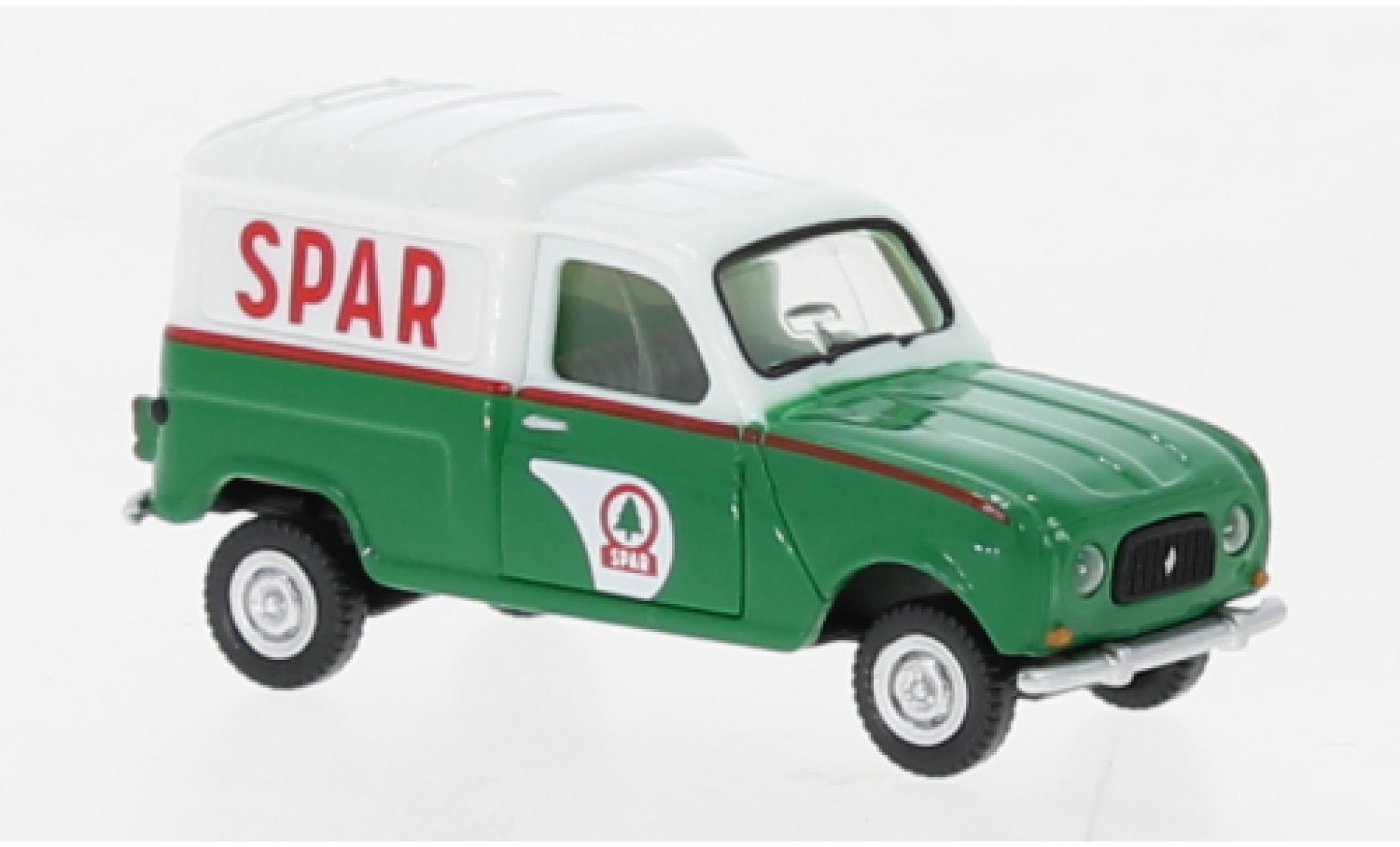 Renault 4 1/87 Wiking fourgon Spar 1961 modellino in miniatura