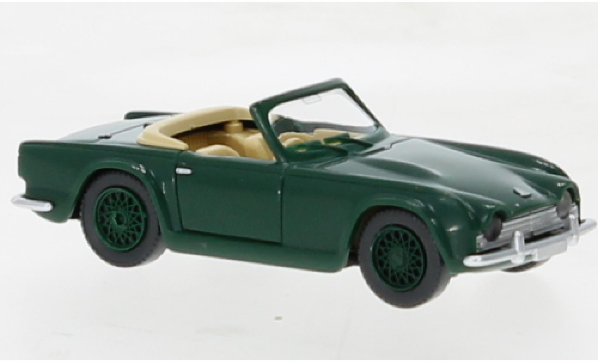 Triumph TR4 1/87 Wiking vert foncé 1961 modellino in miniatura