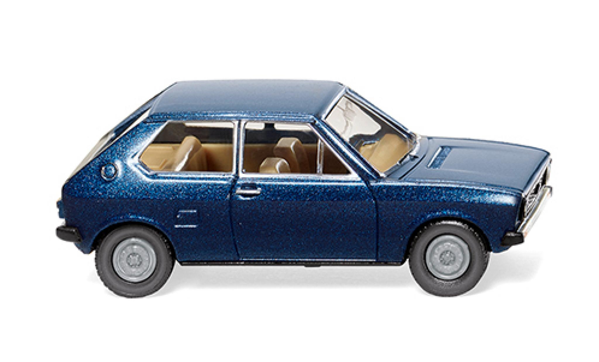 Volkswagen Polo 1/87 Wiking I metallise blu foncé 1975 modellino in miniatura