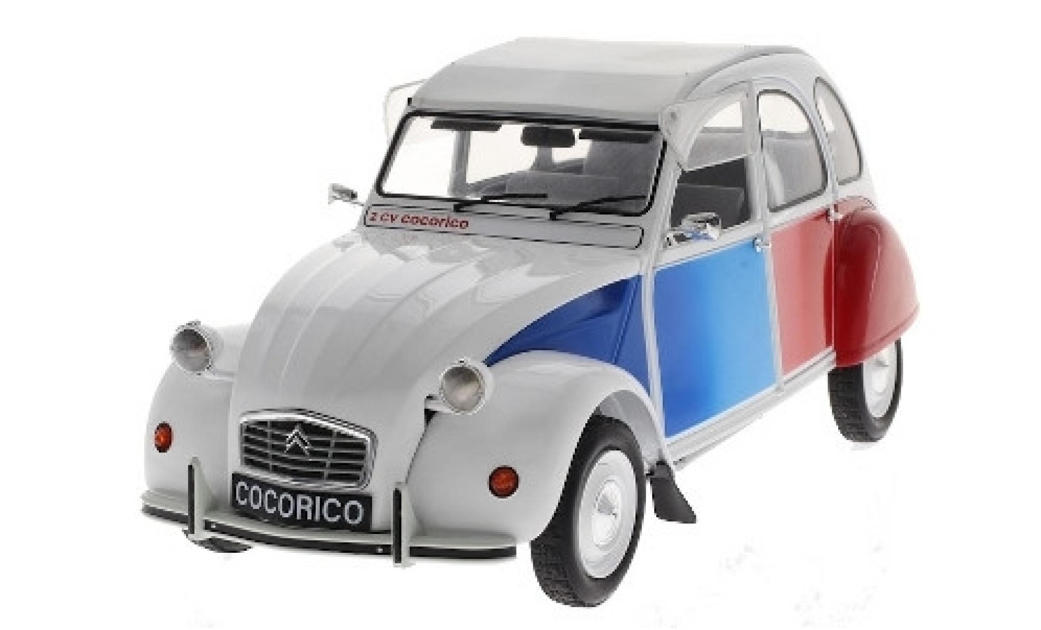 Citroen 2CV 1/12 Z Models Cocorico bianco/Dekor 1986 modellino in miniatura
