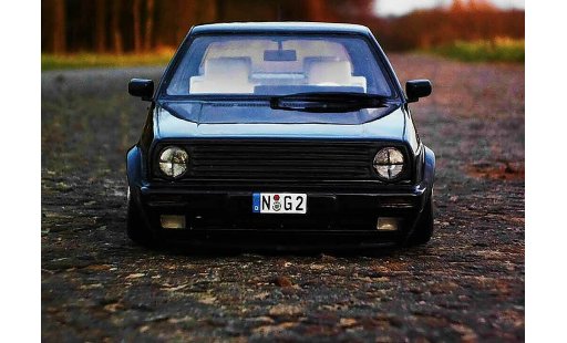 Volkswagen Golf GTI 1/18 Ottomobile 16S nero jantes 17 pouces mercedes modellini auto