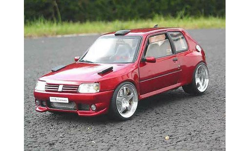 Peugeot 205 GTI 1/18 Solido Dimma preparation tuning modellini auto