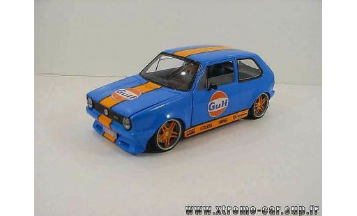 Volkswagen Golf GTI 1/18 Solido gulf blu modellini auto