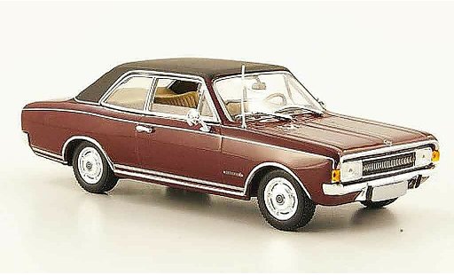 Opel Commodore A 1/43 Minichamps rosso nero 1968 modellini auto