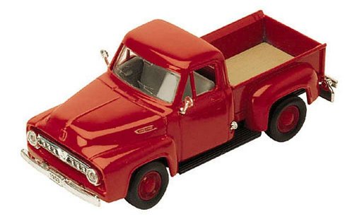 Ford F-100 Pickup 1/43 Yat Ming F 100 Pick Up rosso 1953 modellini auto