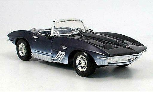 Chevrolet Corvette Convertible 1/18 Motormax C1 Mako blu 1961 modellini auto