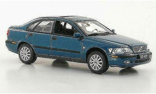 Volvo S40 Base 1/43 Minichamps bluverde modellini auto