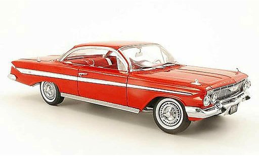 Chevrolet Impala Coupe 1/18 Sun Star 1961 Sport rosso modellini auto