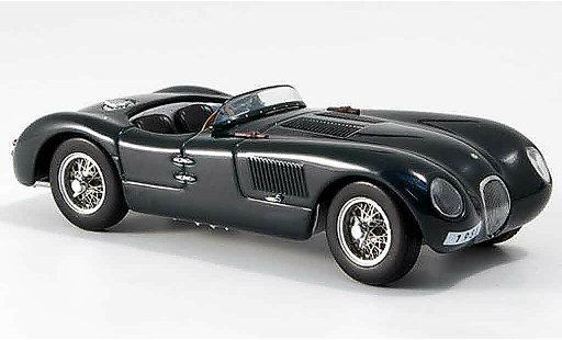 Jaguar C-Type Base 1/43 Autoart verde modellini auto