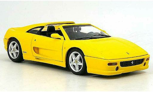 Ferrari F355 Berlinetta 1/18 Hot Wheels Berlina gts giallo 1995 modellini auto