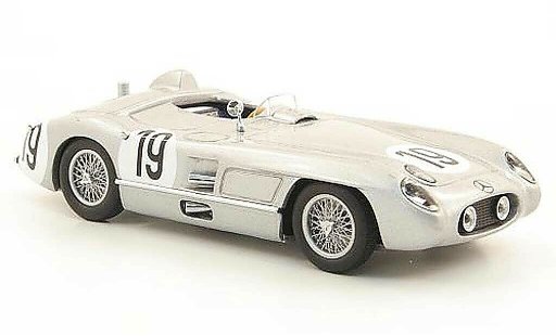 Mercedes 300 Base 1/43 Minichamps No.19 J.M. Fangio 24h Le Mans 1955 modellini auto