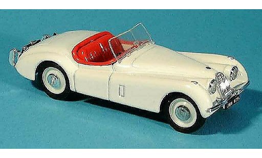 Jaguar XK 120 1/43 Brumm spider bianco aperto 1948 modellini auto