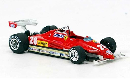 Ferrari 126 C2 1/43 Brumm no.28 d.pironi gp san marino modellini auto