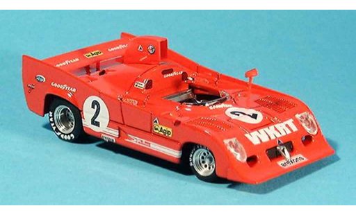 Alfa Romeo 33.3 tt12 1/43 Brumm 1975 tt 12 no. 2 merzario lafitte 1000 km monza modellini auto