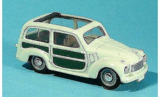 Fiat 500 C 1/43 Brumm Station wagon verde aperto modellini auto