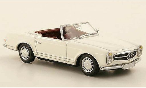 Mercedes 230 SL 1/43 Minichamps (W113) bianco modellini auto