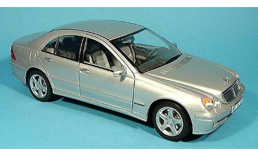 Mercedes Classe C Base 1/18 Welly grigio 2001 modellini auto