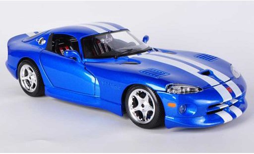 Dodge Viper GTS 1/18 Burago Coupe blu 1996 modellini auto