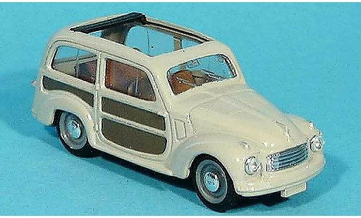 Fiat 500 C 1/43 Brumm Belvedere grigio aperto 1951 modellini auto