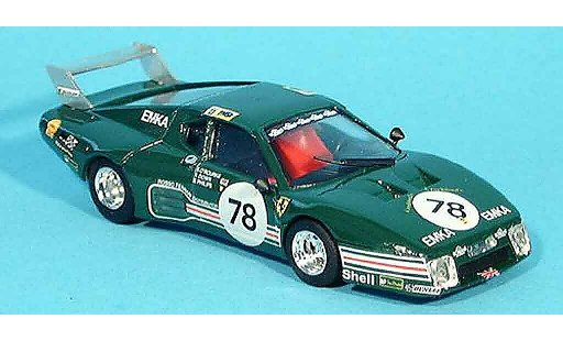 Ferrari 512 BB LM 1/43 Brumm no.78 scuderia emka le mans 1980 modellini auto