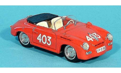 Porsche 356 1952 1/43 Brumm Speedster No.403 Mille Miglia modellini auto