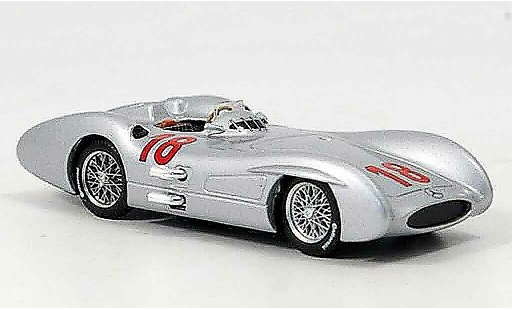 Mercedes W 196 Base 1/43 Brumm C No.18 J.M.Fangio GP Frankreich 1954 modellini auto