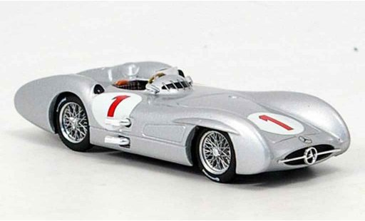 Mercedes W 196 Base 1/43 Brumm C No.1 J.M.Fangio GP Gran Bretagna 1954 modellini auto