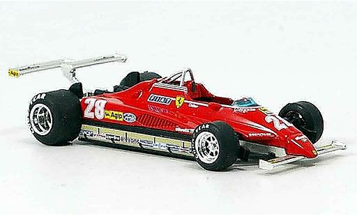 Ferrari 126 C2 1/43 Brumm no.28 d.pironi gp long beach modellini auto