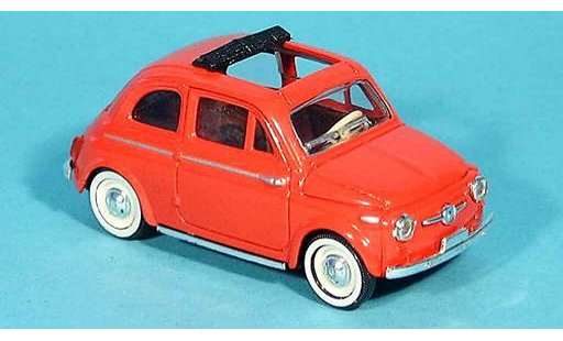 Fiat 500 R 1/43 Solido rosso aperto 1957 modellini auto