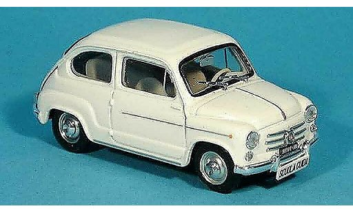 Fiat 600 D 1/43 Brumm bianco Scuola Guida 1960 modellini auto