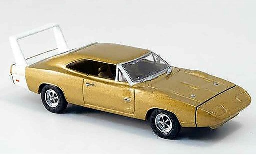 Dodge Charger 1969 1/43 Eagle Daytona or avec biancoem Heckspoiler modellini auto