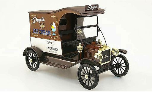 Ford Model T Van 1/18 Eagle delivery dreyer's ice cream modellini auto
