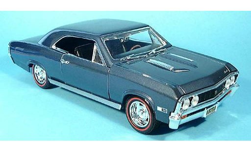 Chevrolet Chevelle SS 1/18 Motormax 1967 SS396 blu modellini auto
