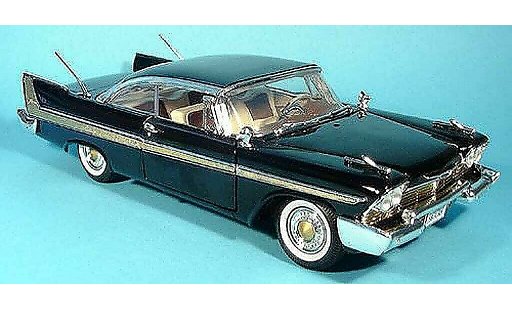Plymouth Fury Base 1/18 Motormax nero 1958 modellini auto