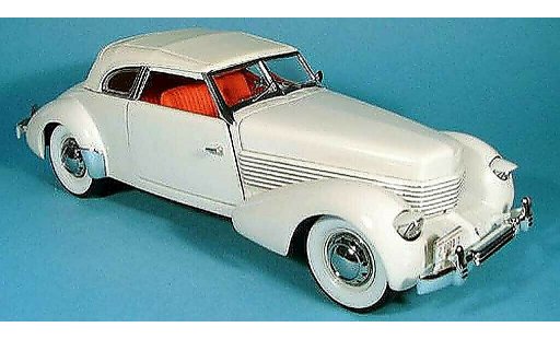 Cord 810 Sedan 1/18 Signature bianco 1936 modellini auto