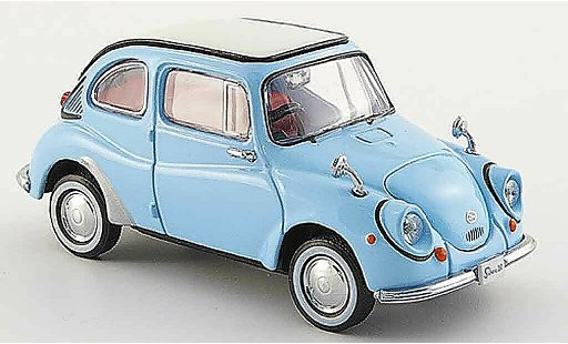 Subaru 360 Base 1/43 Ebbro blu 1963 modellini auto
