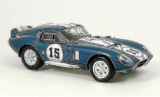 Shelby Daytona Coupe Base 1/18 Yat Ming blu 1965 modellini auto