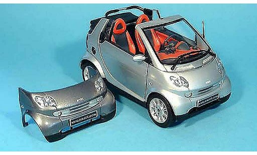 Smart Cabriolet Base 1/18 Kyosho grigio (bodypanel grigio) modellini auto