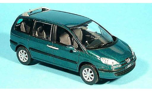 Peugeot 807 Base 1/43 Norev verde 2002 modellini auto