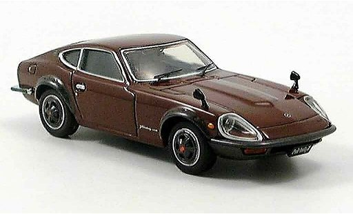 Nissan 240 ZG 1/43 Ebbro Datsun Fairlady marrone modellini auto