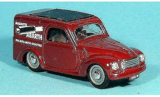 Fiat 500 Abarth 1/43 Brumm C Topolino rosso Lieferwagen 1956 modellini auto