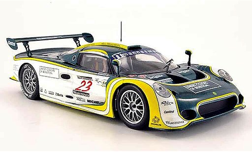 Lotus Elise GT1 1/18 Sun Star benetton helsinki gp nr. 23 1999 modellini auto