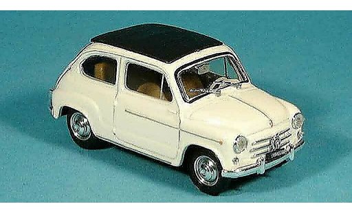 Fiat 600 D 1/43 Brumm chiuso creme 1960 modellini auto