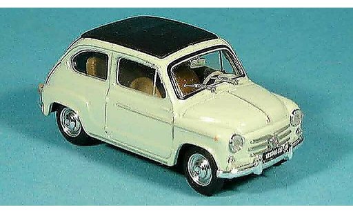 Fiat 600 D 1/43 Brumm chiuso verde 1960 modellini auto