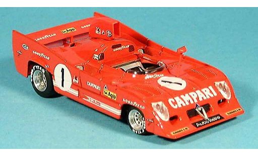 Alfa Romeo 33.3 tt12 1/43 Brumm 1975 tt 12 no.1 merzario ickx zweiter 1000 km spa 1975 modellini auto
