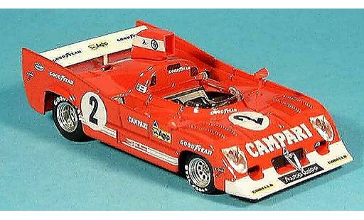 Alfa Romeo 33.3 tt12 1/43 Brumm 1975 tt 12 no.2 pescarolo bell vincitore 1000 km spa modellini auto