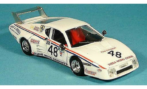 Ferrari 512 BB LM 1/43 Brumm no.48 scuderia rosso le mans 1981 modellini auto
