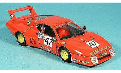 Ferrari 512 BB 1/43 Brumm pozzi francia. le mans 1981 modellini auto