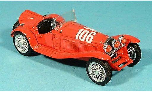 Alfa Romeo 2300 mille miglia 1/43 Brumm no.106 rosso hp 142 1932 modellini auto