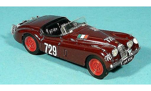 Jaguar XK 120 1/43 Brumm mille miglia 1950 modellini auto